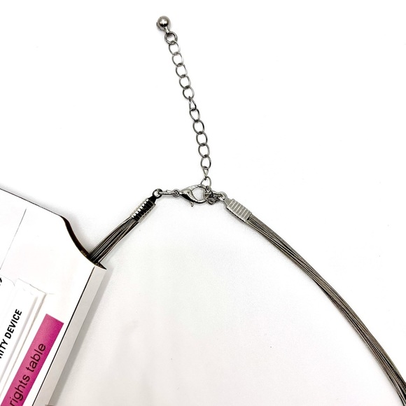 Bright Yellow Multi Strand Beaded Necklace MixIt Color - Picture 6 of 7